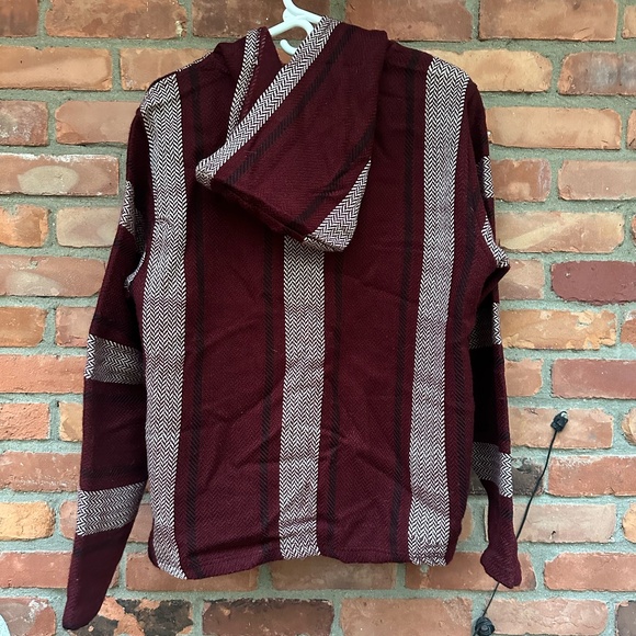 Primitive Burgundy Baja Hoodie ~ Small - Picture 3 of 8